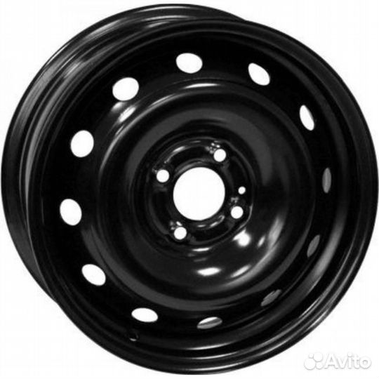 Диски тзск Renault Logan 2 6x15 4*100 ET40 DIA60.1 Black Штампованный