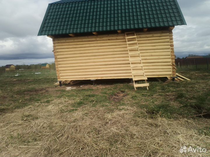 Сруб бани 6х6