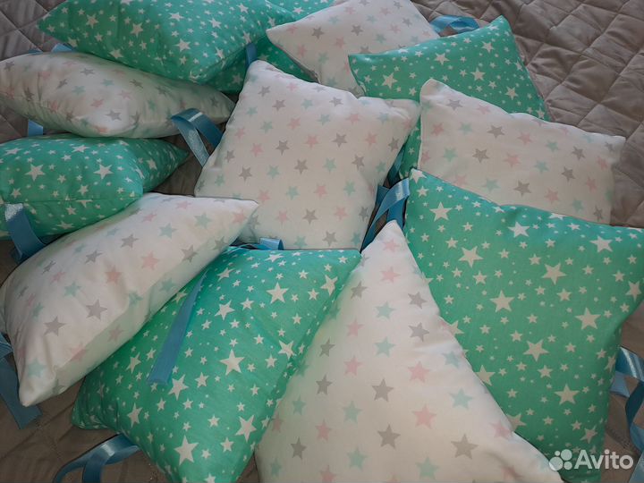 Бортики в детскую кроватку