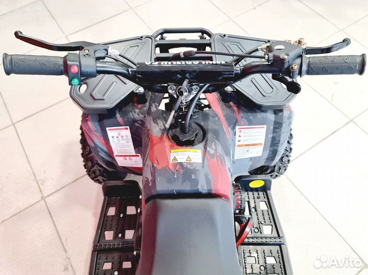 Детский квадроцикл Mini Grizlik X16 (PS) красный