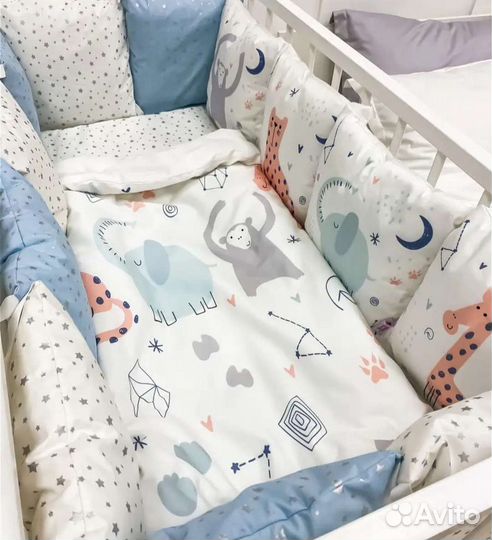 Бортики в кроватку бу