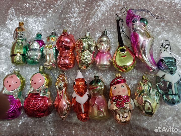 Елочные игрушки СССР, маски