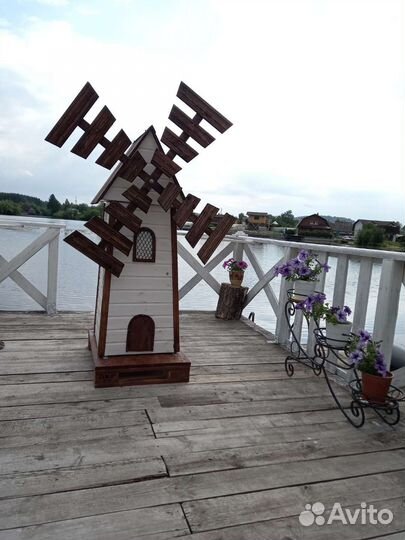 Декоративная мельница для сада