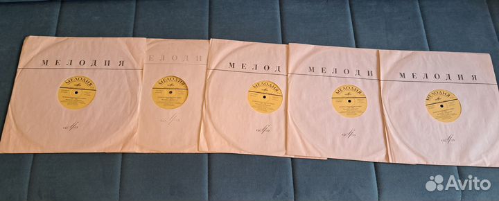 Виниловые пластинки СССР о ВОВ