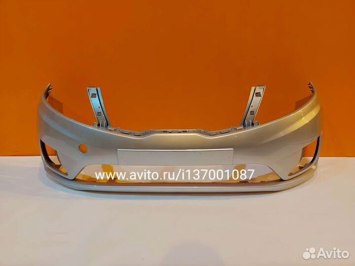 Бампер в цвет kia rio 3