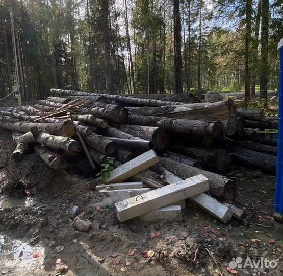 Бесплатно бревна для дров