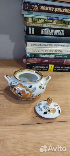 Чайный кофейный сервиз Золотая роза Вербилки