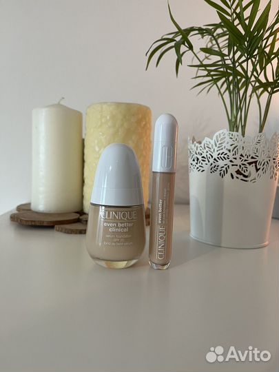 Тональный крем и консилер Clinique even better