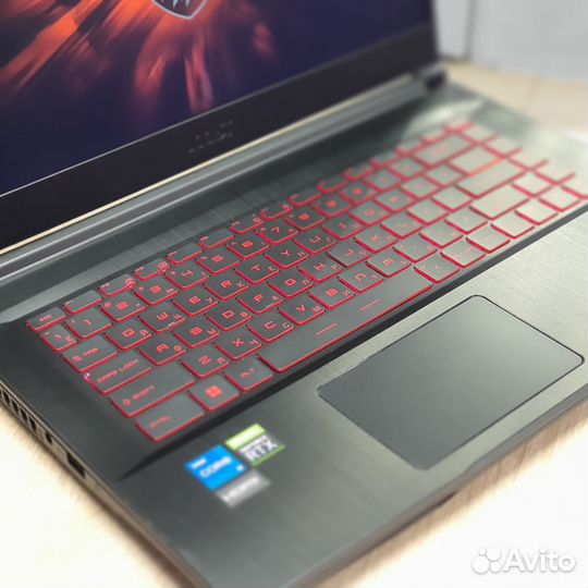 Игровой MSI 144Hz/RTX 3050/gddr6/intel i5-10H/8gb