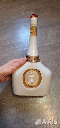 Бутылка керамика старинный коньяк времен СССР