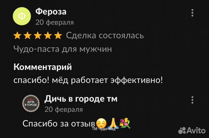 Чудо мёд c травами мужской 100 мл