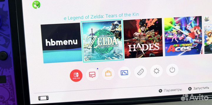 Nintendo Switch Oled прошитый новый + Zelda TotK