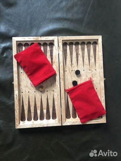 Нарды ручной работы Медведь