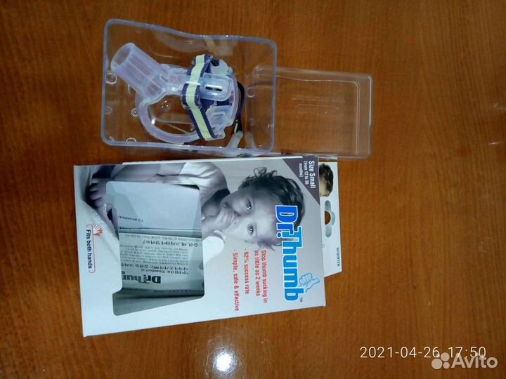 Насадка для прерывания привычки у детей сосать пал