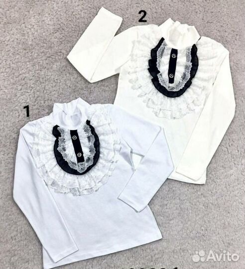 Новая Школьная блузка размер 116/122см