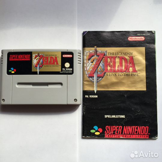 Super Nintendo Zelda A Link to the Past PAL DE