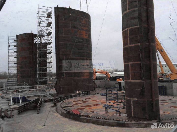 Резервуар рвс 400м3. Емкость