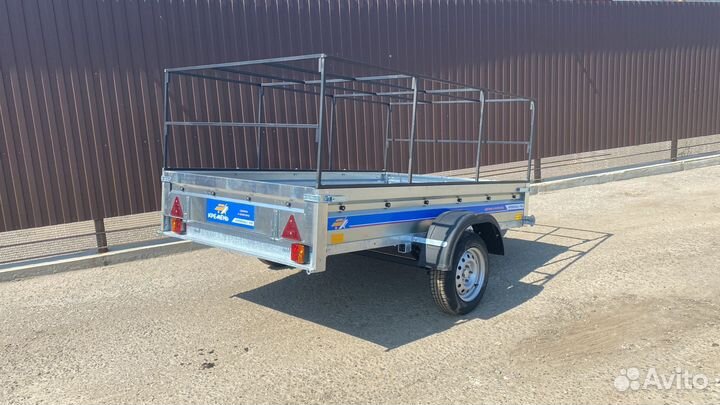 Прицеп Кремень Профи 2,5х1,5 с тентом 70 см