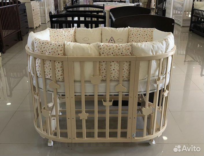 Комлект детского белья с бортиками на кроватку