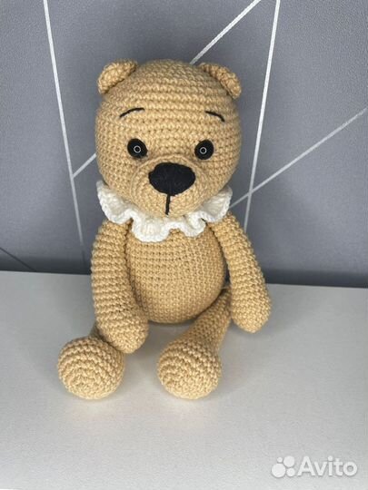 Мишутка,вязаная игрушка, ручная работа