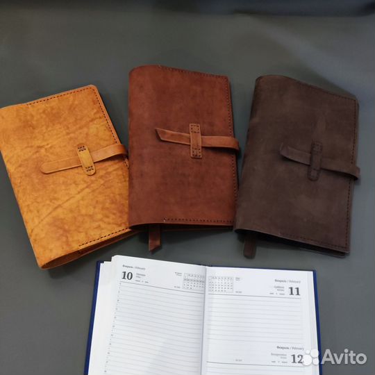 Обложка из натуральной кожи на блокнот А5