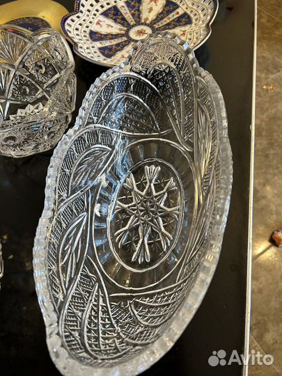 Вазы хрусталь советский