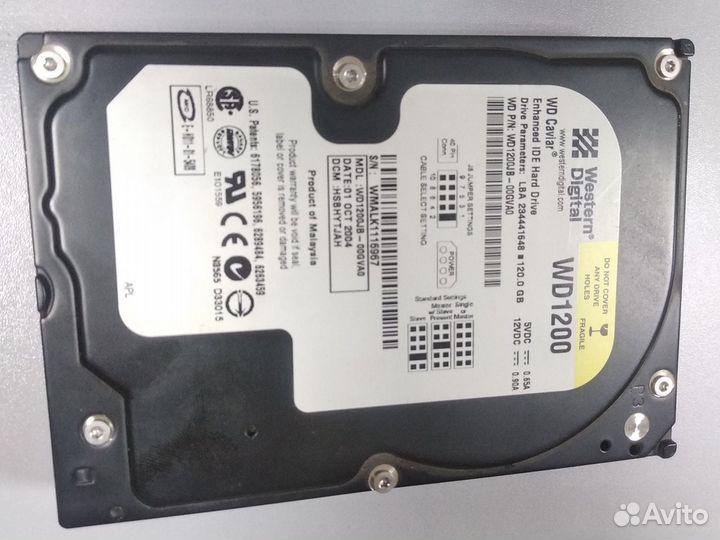 Жесткие диски рабочие и не рабочие