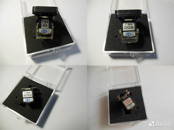 Головка звукоснимателя гзм-005, 205, 105 с иглами