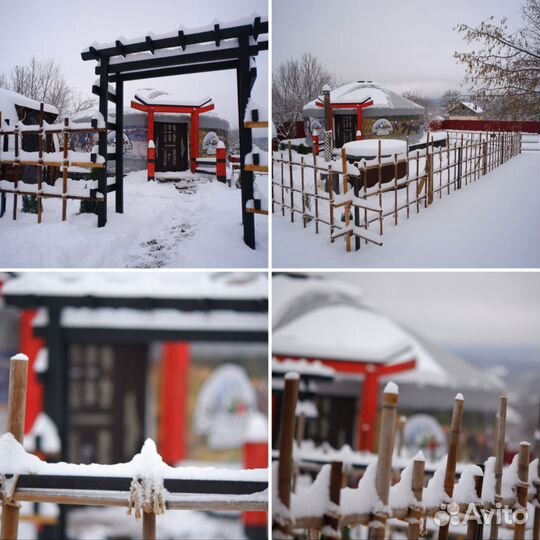 Гостевой дом (юрта большая ) с купелью на дровах