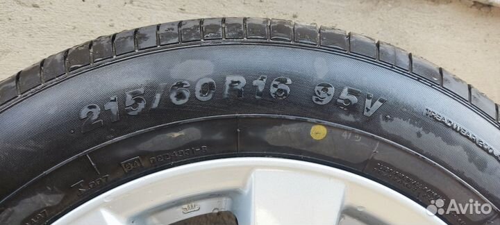 Колесо диск+шина Оригинальные диск 215/60 R16