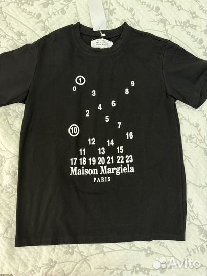 Maison margiela футболка черная