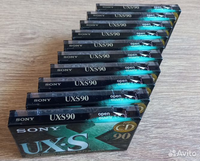 Аудиокассеты sony UX-S 90 хром 1996г