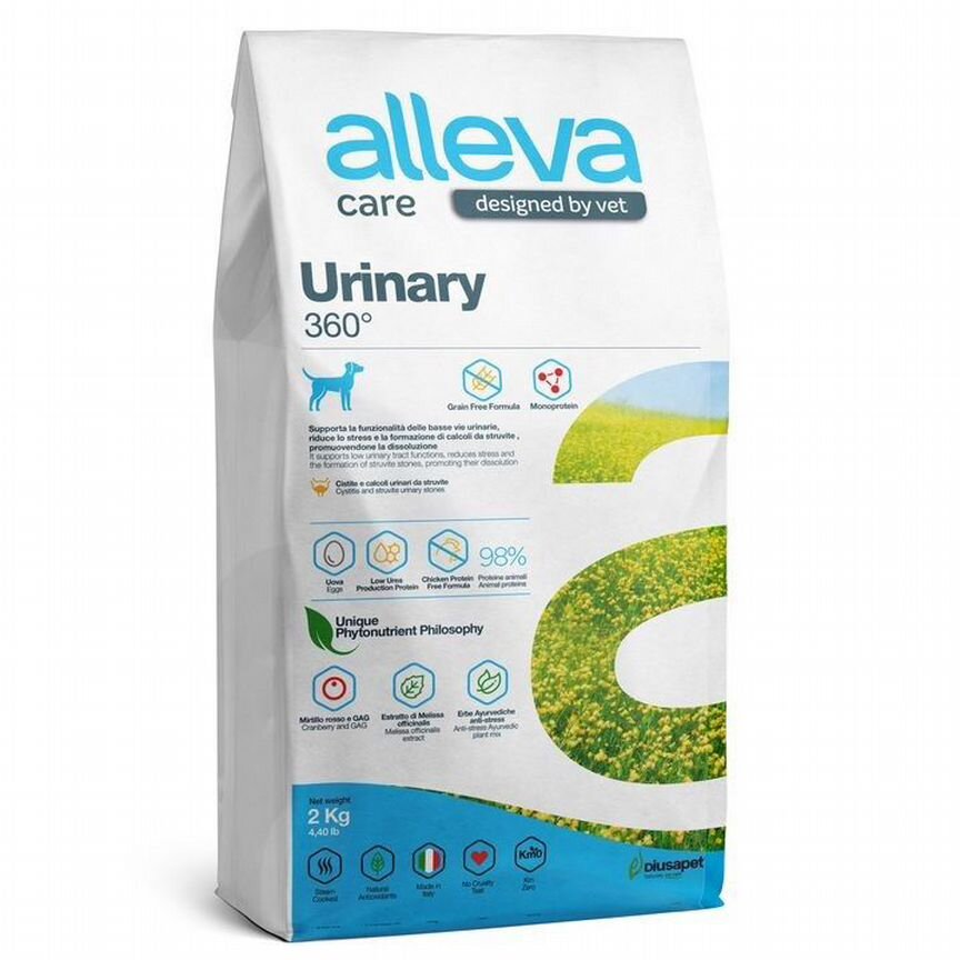 Корм для кошек Alleva Urinary 1,5 кг беззерновой