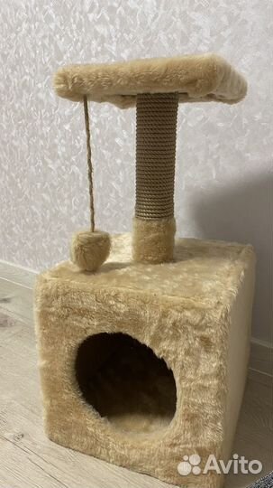 Домик для кошки с когтеточкой