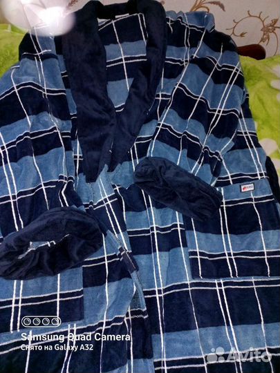 Мужской махровый халат. Новый не носили