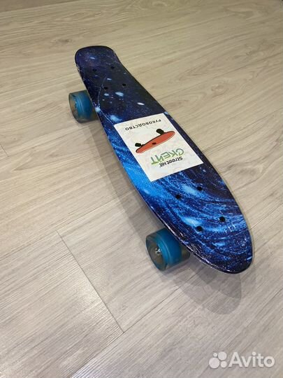 Пенни борд светящийся, длина 55 см, ширина 15 см