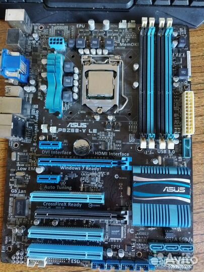 Материнская плата с процессором сокет 1155