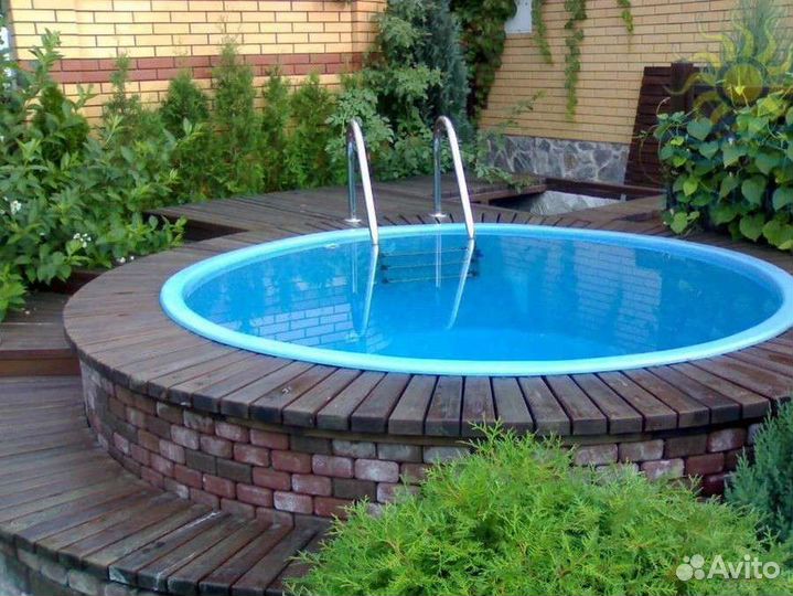 Пластиковый бассейн