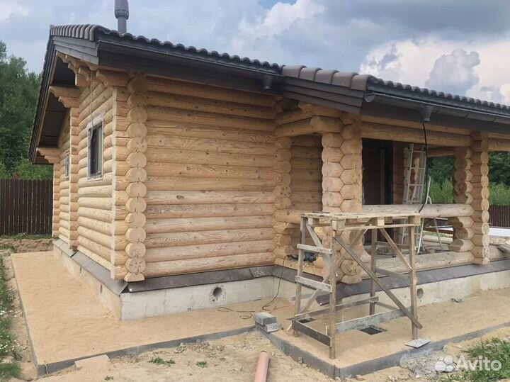 Шлифовка сруба