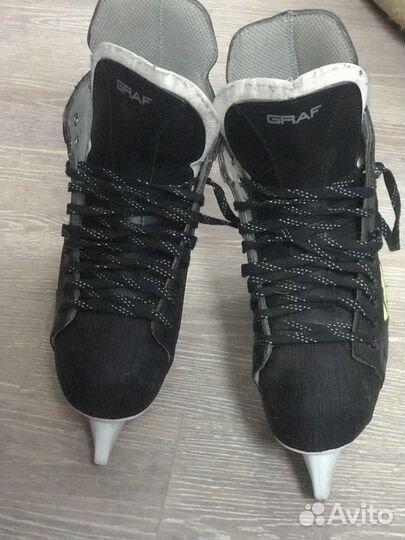 Коньки Graf 101 хоккейные мужские 44-45 р