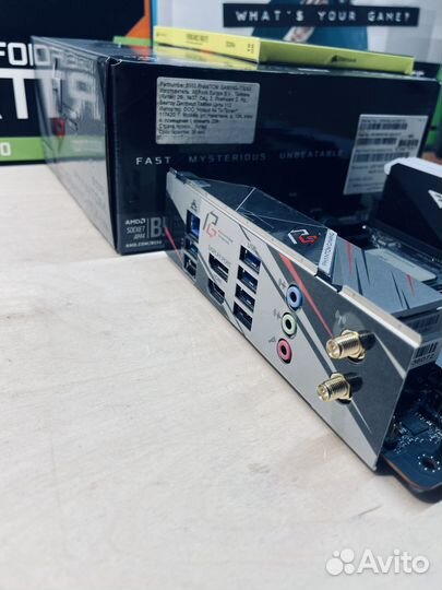 Материнская плата B550 + Ryzen 5 5600G + 16Gb RGB