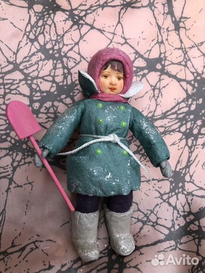 Ватные елочные игрушки