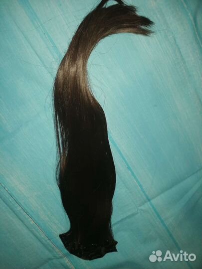 Волосы на заколках искусственные