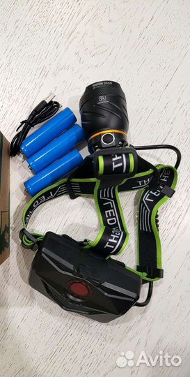 Суперяркий белый луч фонарь TG-100