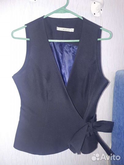 Жилетка для девочки школьная 48 размер