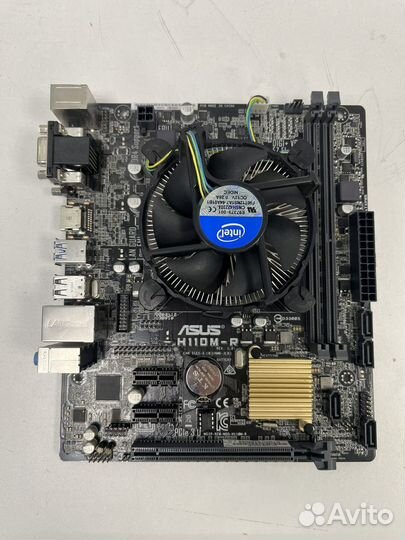 Материнская плата Asus H110M-R+G3930 (не вкл)