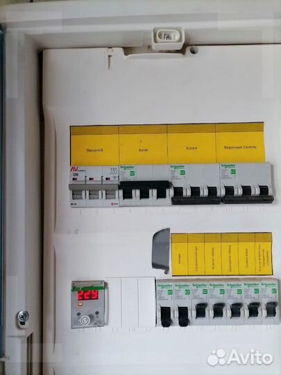 Монтаж, установка распределительного щитка