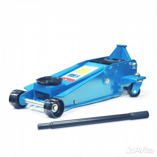 Домкрат подкатной г/п 3т двухплунжерный