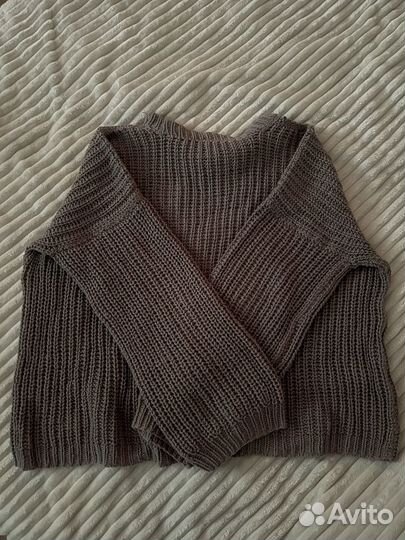 Свитер вязанный ручной работы oversize