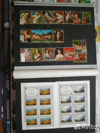 Почтовые марки. Живопись, искусство.1